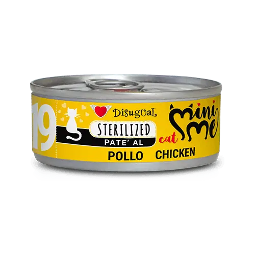 Disugual Mini me 19 Gatos esterilizados - Pollo (85g) - 1