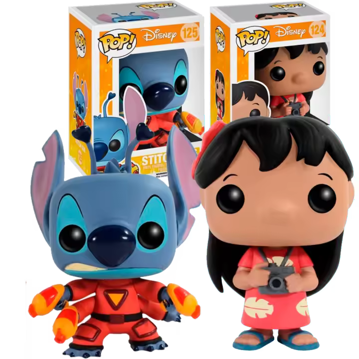 Funko PAck 2 Funko Lilo y Stitch  Expèrimento 626 experiment 124 125 Disney Funko Pop - 1