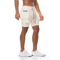 Shorts Deportivos Para Hombre 2 En 1 Running Bottoms De Playa Fitness Entrenamiento Verano Shorts De Correr - details 30