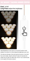 Lámpara LED Para Espejo De Vestíbulo Iluminación De Maquillaje Ajustable Y Sin Etapas Para Decoración De Dormitorio Luz Nocturna De Mesa De Vestir - details 8