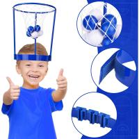 Juego De Básquetbol Para Cabeza 2 Pack Con Aros Ajustables Y 20 Balones Regalo Divertido Para Cumpleaños Para Niños Y Adultos - details 3