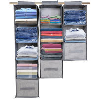 Organizador De Armario Colgante Con Estante Para Ropa Y Cuellos Collapsible Almacenamiento En Armario Para Ordenar Ropa Y Accesorios - details 6