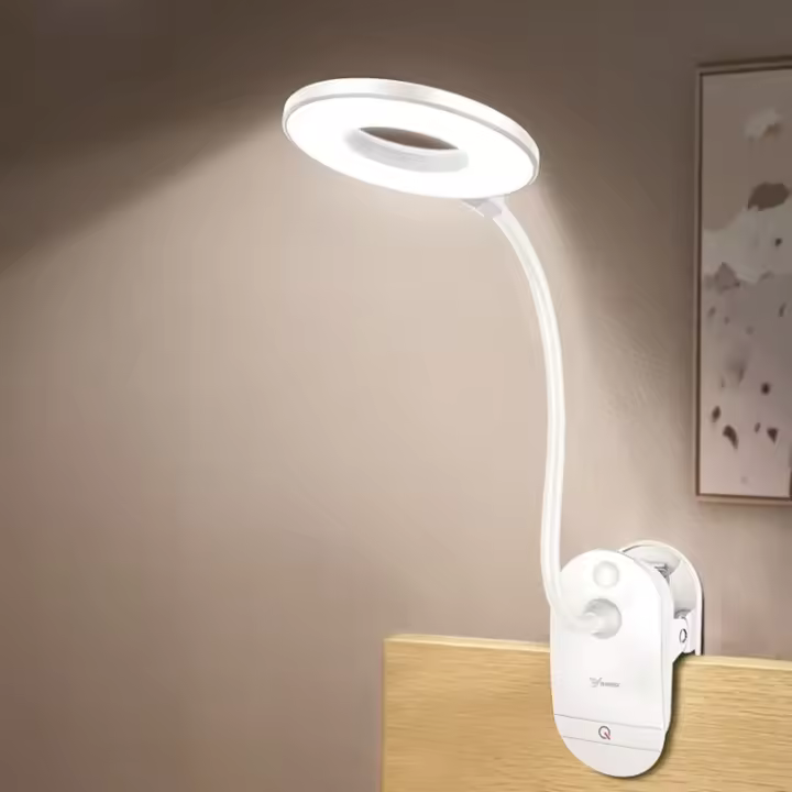 Lámpara LED regulable inalámbrica con clip-Recargable - 1