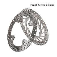 Disco De Freno Delantero Y Trasero 240mm Para Honda CR125R 250R 02-08 CRF250R 250X 04-17 CRF450R / RX 450X Metal Resistente Al Desgaste - details 0