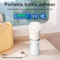 Calentador De Botella Para Bebé Portátil Con Ajuste De Temperatura En 4 Niveles Recargable Por USB Calentador Rápido De 6 Minutos Para Leche Y Agua - details 4