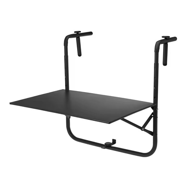 Mesa Plegable para Balcón Ambiance Gris Oscuro 60x43cm - 1