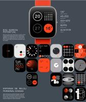 CMF Watch Pro Versión Global CMF by Nothing Reloj intelligente, Pantalla AMOLED 1.96", 13 días de duración de la batería, Llamadas por Bluetooth con reducción de Ruido por IA, Monitores de frecuencia cardíaca, sueño, estrés y SpO₂, GPS, IP68 - details 1