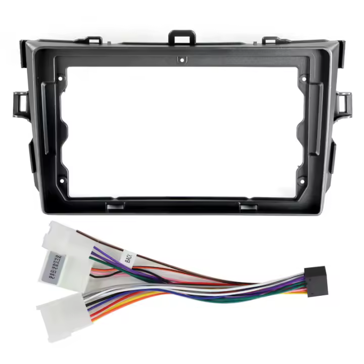 Marco De Radio Double Din MEKEDE Para Toyota Corolla 2006-2013 Panel De Estéreo Con Cable Instalación En El Tablero De 9 Pulgadas - 1