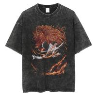 Camiseta De Manga Corta Para Hombre Verano Estilo Hip Hop Streetwear Anime Japonés Gráfico Vintage Tops De Algodón Camiseta - details 2