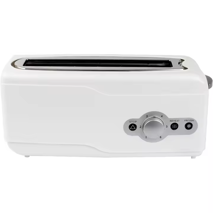 TOSTADORA DE PAN DE BOCA ANCHA BARRA PAN MOLDE 750W 6 POTENCIAS FUNCION DESCONGELADO REVESIMIENTO TACTO FRIO - 1