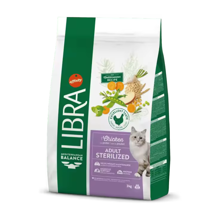 Libra Adult Sterilized con Pollo para Gatos - Pienso para Gatos - 1