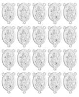 10pcs Centros De Pieza De San José Con Niño Jesús Rosario Para Conectores De Joyería Accesorios DIY Material Aleación De Zinc - details 5