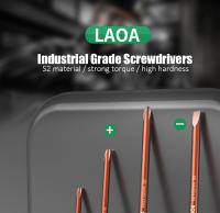 LAOA Herramienta De Mantenimiento Profesional Con Destornillador De Acero S2 De Aluminio Y Cabezas De Tornillo Magnéticas Para El Hogar - details 0