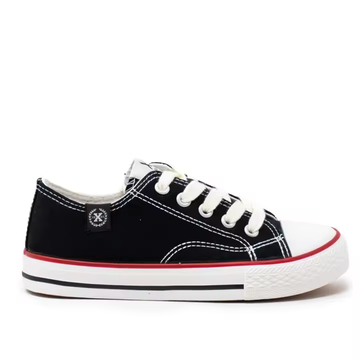 Zapatillas de lona niña XTI KIDS 150777 01 ZAPATILLA BASQUET LONA NEGRO 32583 24V - 1