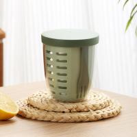 Drenaje de agua taza de almacenamiento de frutas práctico drenaje de verduras coladores contenedor práctico taza de fruta para oficina - details 2