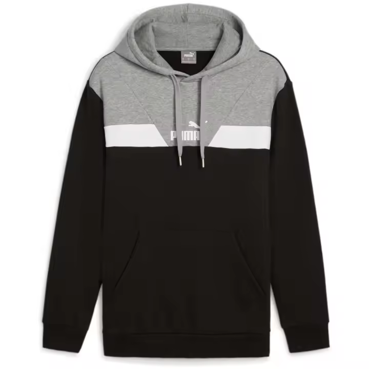 Sudadera con Capucha Puma Power Colorbloc para hombre en color negro - 1