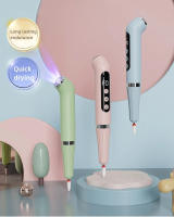 Lámpara De Terapia De Polvo Portátil Multifuncional Para Arte De Uñas Con Batería Recargable Y Polishing Pen Herramienta De Manicura Eléctrica - details 0
