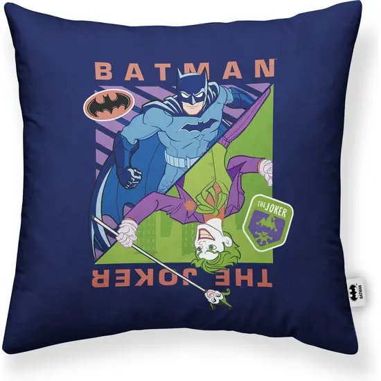 BL BELUM  Funda de cojín 100% algodón Batman Child A 45x45cm, funda de cojín suave, funda de cojín de varios tamaños, funda de cojín multicolor - 1