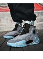 Nuevos Zapatos De Baloncesto Para Hombres 2024 Deportivos Transpirables Zapatillas De Atletismo Para Mujeres Entrenamiento Con Cordones Microfibra CANVAS Suela EVA Tamaño Medium - details 33