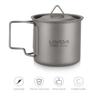 Taza De Camping De Titanio Portátil Con Mano Doblada Adecuada Para Picnic Tamaño 300ml / 350ml / 450ml / 550ml / 650ml / 750ml - details 95