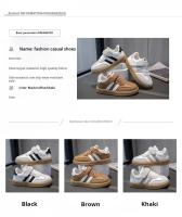 Zapatillas De Niños Y Niñas Transpirables Para Exterior Diseño De Moda Zapatos De Caminar Antideslizantes Casuales Blancas Talla 26-37 - details 2