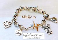 Pulsera "MÉDICO/A" Temática Profesiones. PonteChic. - details 0