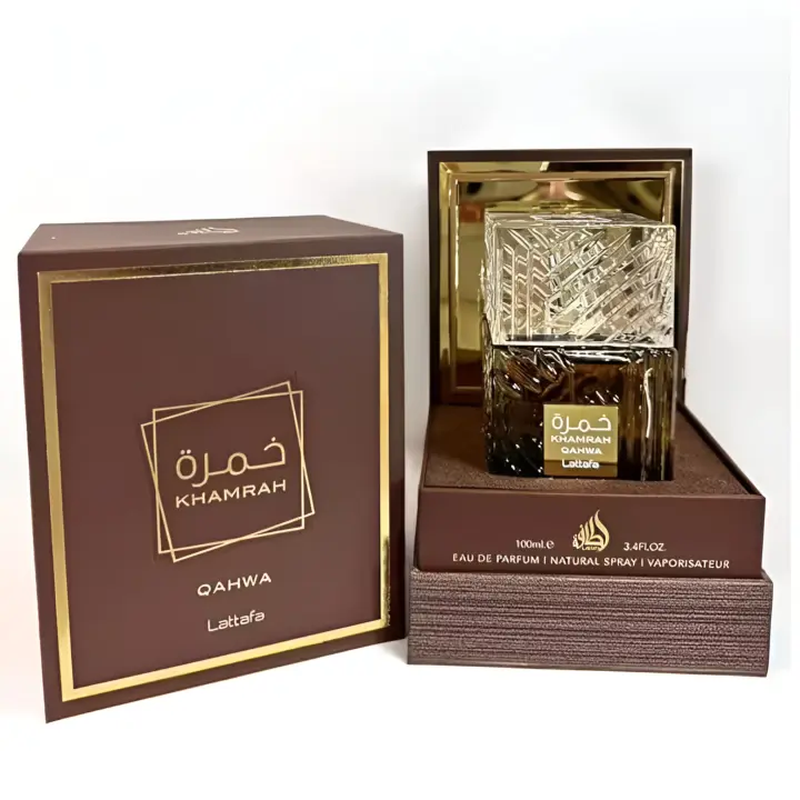 KHAMRAH QAHWA perfume Arabe unisex 100ML 100% ORIGINAL lattafa EAU - 1