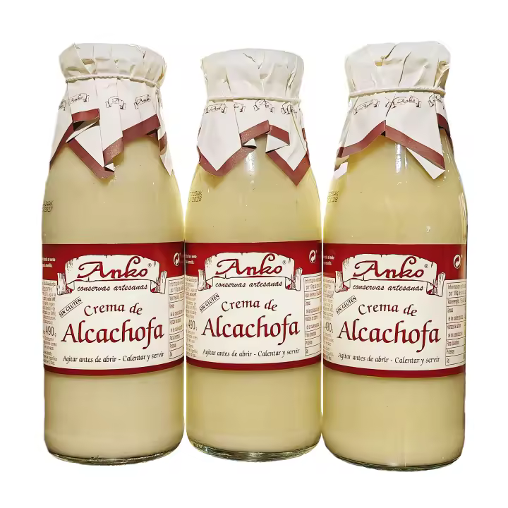 Crema de alcachofa de Anko (Pack de 3 unidades de 490 g) - 1