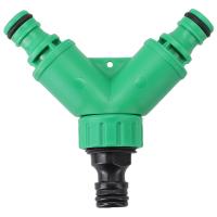 Conector De Rama De Jardín 2 En 1 Adaptador De Tubo De Agua Válvula Tricrópula De Plástico Con Interruptor Divisor De Camión - details 2