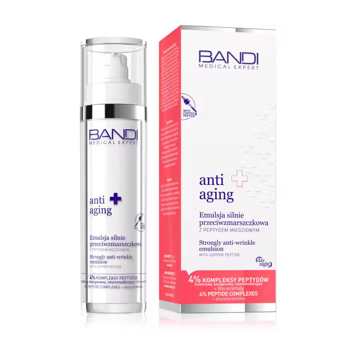 Emulsión Intensiva Antienvejecimiento con Péptido de Cobre Bandi Professional - 1