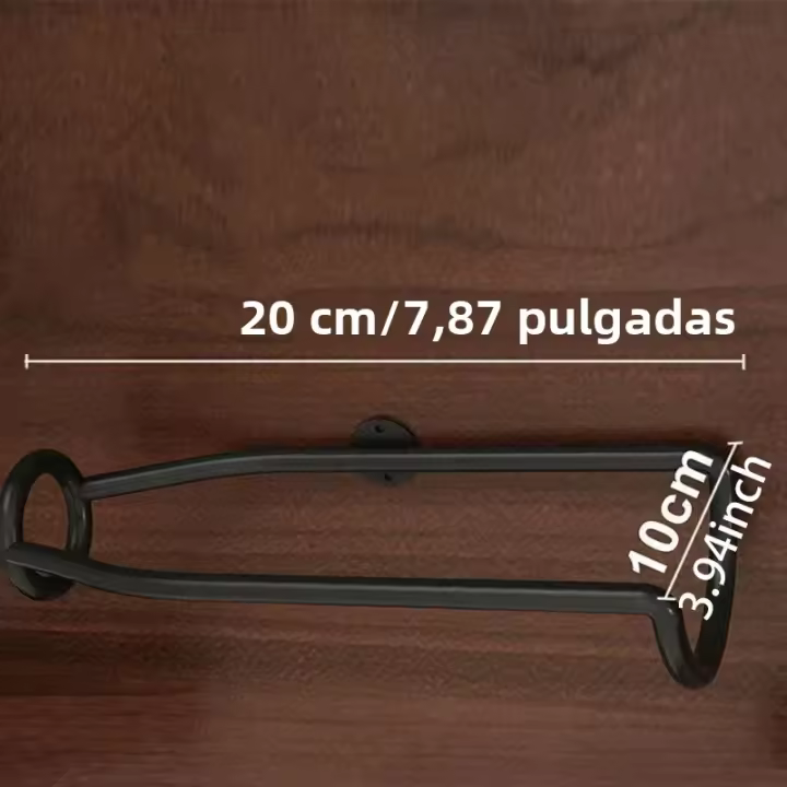 Estante De Vino Europeo Montado En La Pared 1Pc Barra Cerveza Champán Y Vino Rojo Almacenamiento Soporte De Hierro Metal Decoración De Bodega De Vinos - 1