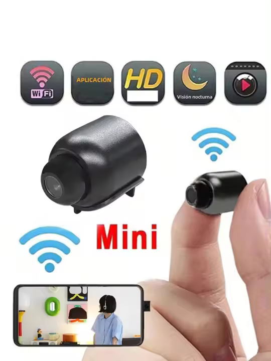 Cámara De Domo WiFi HD Panorámica Nueva Con Visión Nocturna IR Y Rotación De 360 Grados Cámara Mini Para Seguridad Doméstica - 1
