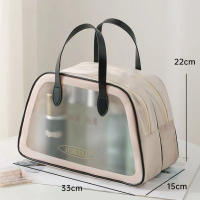 MEJORADA MT-103 Neceser de Maquillaje Impermeable con Separación Seco/Húmedo – PVC Transparente, Disponible en Dos Tamaños - details 16