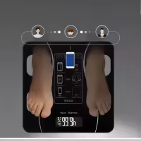 Báscula De Peso Inteligente Bluetooth Escala Electrónica Para El Hogar Medidor De Grasa Corporal Escala Humana Para El Hogar - details 4