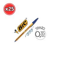 BIC Bolígrafo BIC Cristal Fine Punta 0.3 Mm - Azul, Rojo, Negro (pack 25 Unidades) - details 2