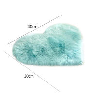 Alfombra De Pluma Para Sala De Estar Y Dormitorio En Forma De Corazón Alfombra De Acogida Para Nueva Casa Textil Grueso Diseño Moderno Para Hogar Y Hotel - details 17