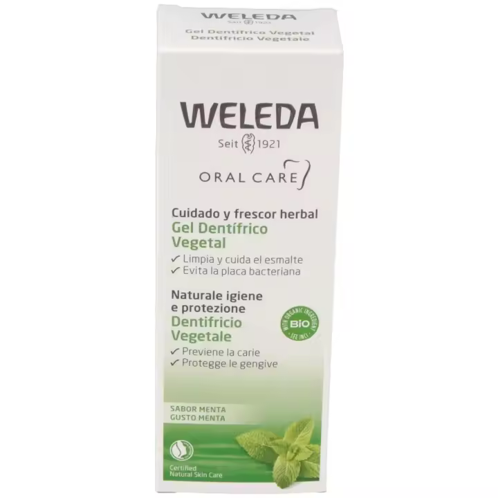 Weleda Gel Dentífrico Vegetal Sabor Menta 75Ml - 1