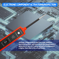 Prueba De Circuito Eléctrico Con Luz De Prueba 6-24V DC Identificador De Continuidad Polarity Automotriz Componente Electrónico - details 3