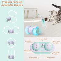 Gato eléctrico juguetes Amazon Venta caliente control remoto inteligente equilibrio coche pluma gato juguetes inteligentes alta interacción - details 4