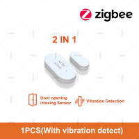Sensor De Puerta Y Ventana Zigbee 2 En 1 Con Sensor De Luz Y Vibración Seguridad Doméstica Alarme Detector De Puerta Compatible Con Home Assistant Z2M - details 12