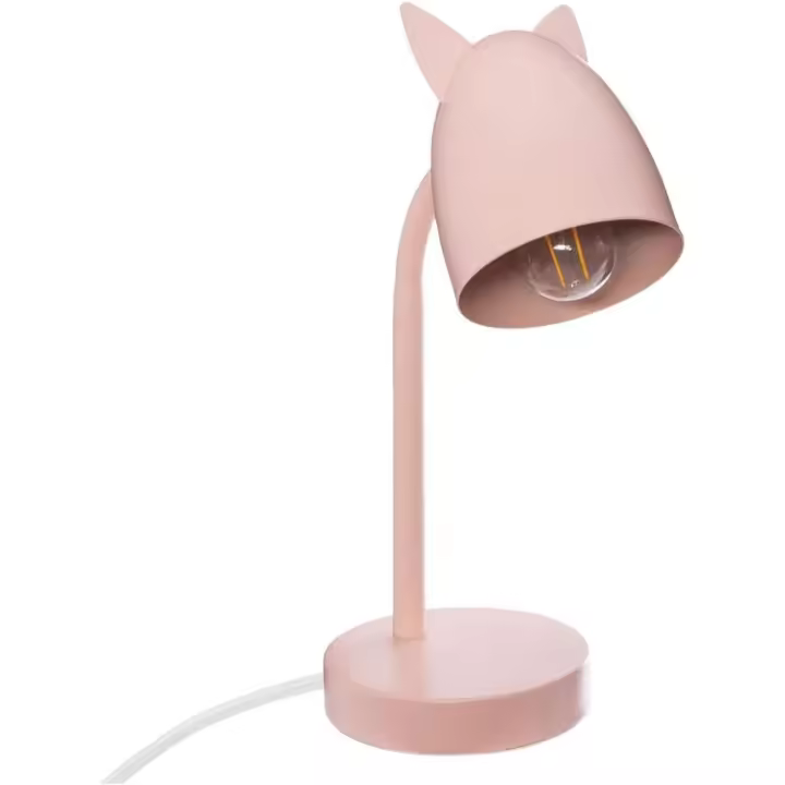 Atmosphera Lámpara Infantil Orejas Rosa 18x12,5x31cm - 1