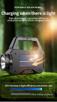Lámpara Portátil Solar Con Batería Recargable Luz Fuerte De Buscaminas Y Luz Lateral COB Para Exteriores Fuente De Energía Solar - details 7