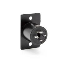 Banner - Conector chasis microfono XLR 3 pin macho