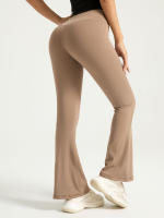 Pantalones De Yoga Para Mujer Cintura Alta Bootcut - Leggings Flared Para Ejercicio Y Ropa Casual - Activewear Cómodo Y Estiloso - details 3