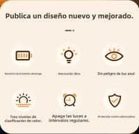 Lámpara De Noche LED Táctil Con Control Remoto Y Tiempo Para Dormitorio Y Habitación De Bebé Iluminación Decorativa Para Mesa Lámpara De Descanso Al Lado - details 1