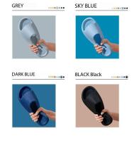 Zapatillas De Baño Para Hombres Y Mujeres Parejas Antideslizantes Impermeables Verano Suave Masajeador No Esponjoso Moda Casa - details 2
