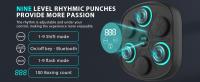 2024 Nueva máquina de Boxeo con música inteligente y Guantes De Boxeo, entrenador de Boxeo con música Bluetooth inteligente montado en la pared with LED, entrenamiento de agilidad con sonido electrónico, Boxeo digital para adultos y niños - details 1