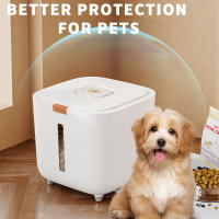 Barrel De Almacenamiento Para Alimentos De Mascotas Grande Sellado Impermeable Para Gatos Y Perros Plástico PP Estilo Moderno Universal 5L - details 3