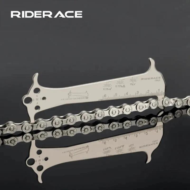 Indicador De Desgaste De Cadena De Bicicleta Herramienta De Reparación De Acero Inoxidable Medidor De Diámetro De Tornillo Para Montañas Y Carreteras