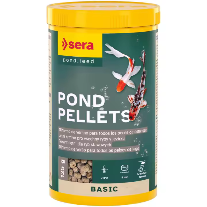 Sera Pond Pellets - Alimento de Verano para Todos los Peces de Estanque - 1